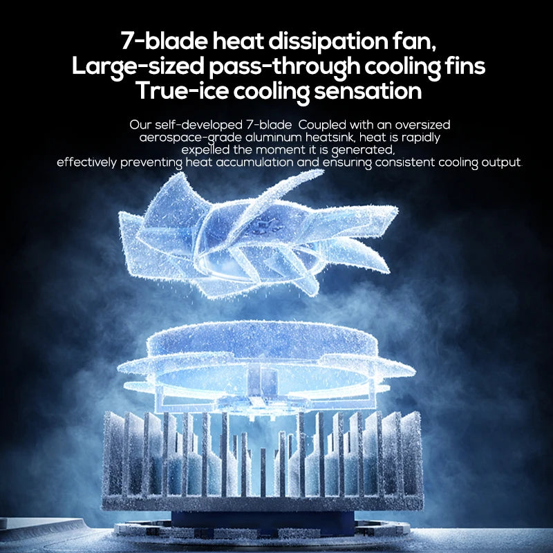 MEMO CX21 Phone Cooler 9V/2A Semiconductor Cooling Fan Radiator Silent Magnetic