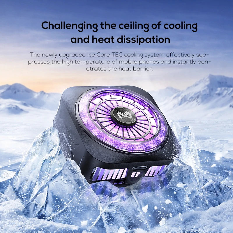 MEMO CX21 Phone Cooler 9V/2A Semiconductor Cooling Fan Radiator Silent Magnetic